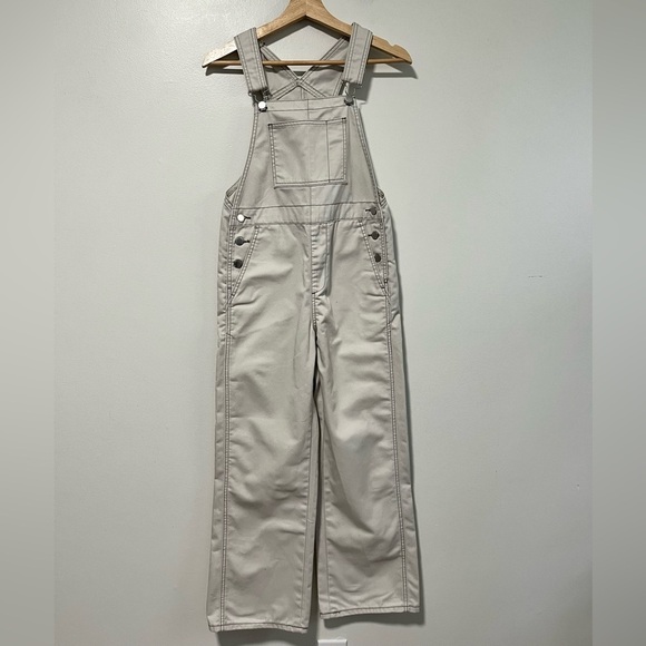 GU Off-White Wide-Leg Overalls XS - Picture 2 of 13